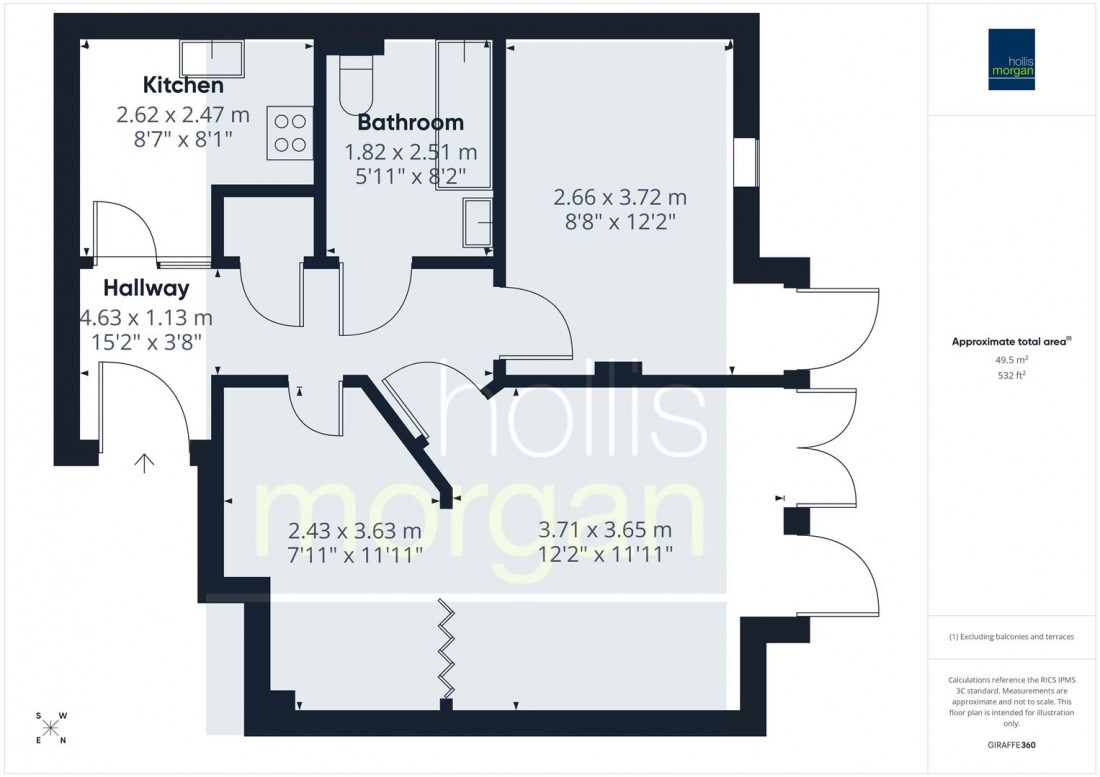 Floorplan for Old Market, Vestry Lane