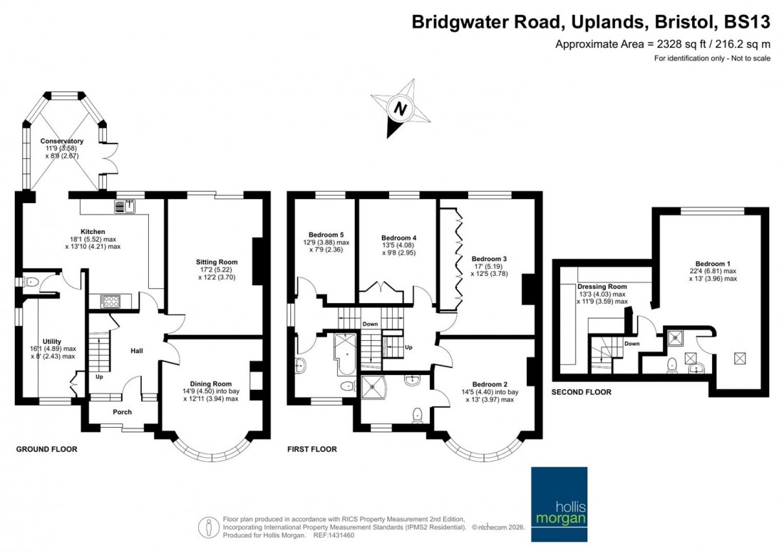Floorplan for Bridgwater Road, Uplands