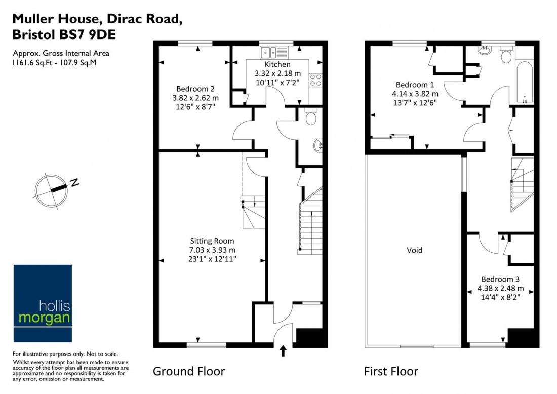Floorplan for Dirac Road, Ashley Down Road