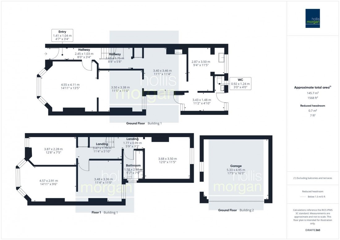 Floorplan for MODERNISATION | DOUBLE GARAGE | BS7