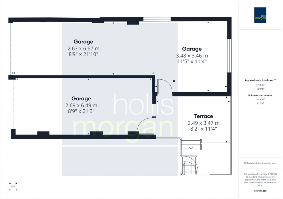 Floorplan for LAND & GARAGES | PLOT | HANHAM