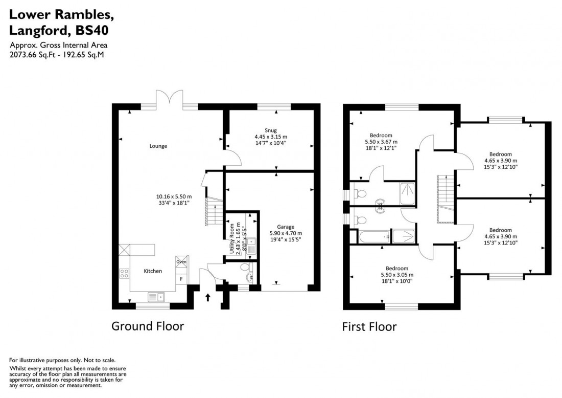 Floorplan for Lower Rambles, Langford