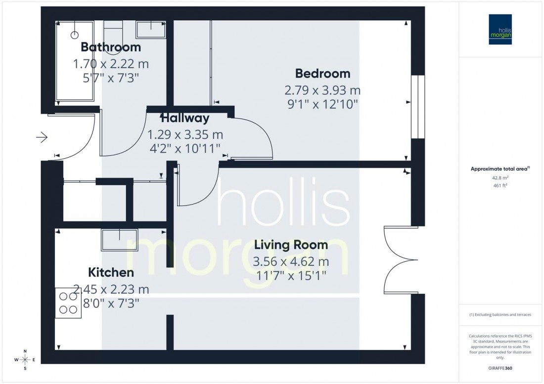 Floorplan for The Fosseway, Clifton