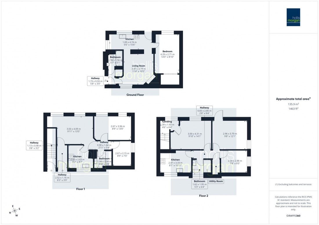 Floorplan for BLOCK OF FLATS | TEWKESBURY