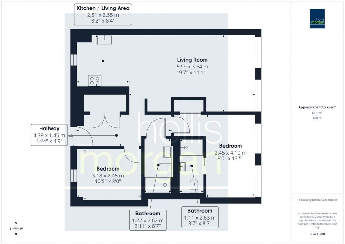 Floorplan for Colston Avenue, Bristol