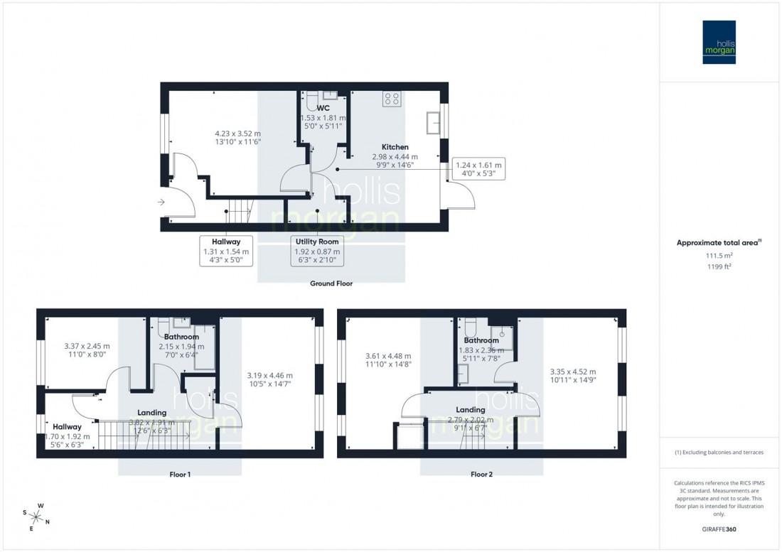Floorplan for MODERN TOWNHOUSE | BS13
