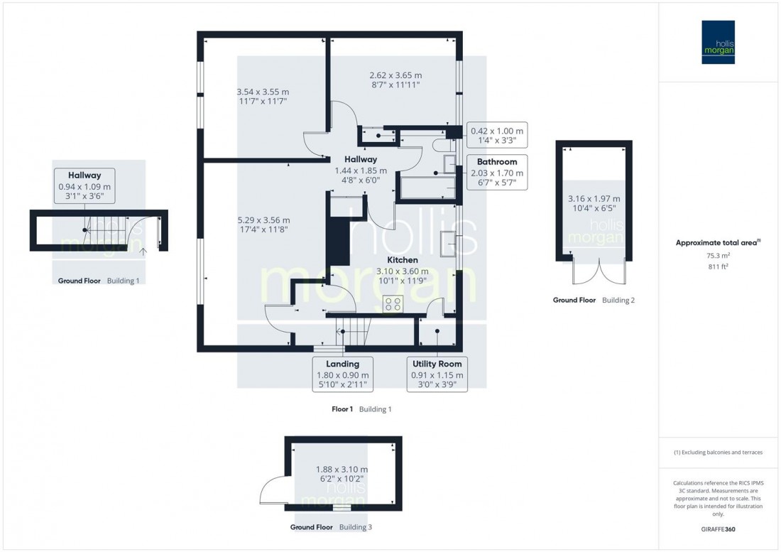 Floorplan for FLAT + LARGE GARDEN | CASH BUYERS ONLY