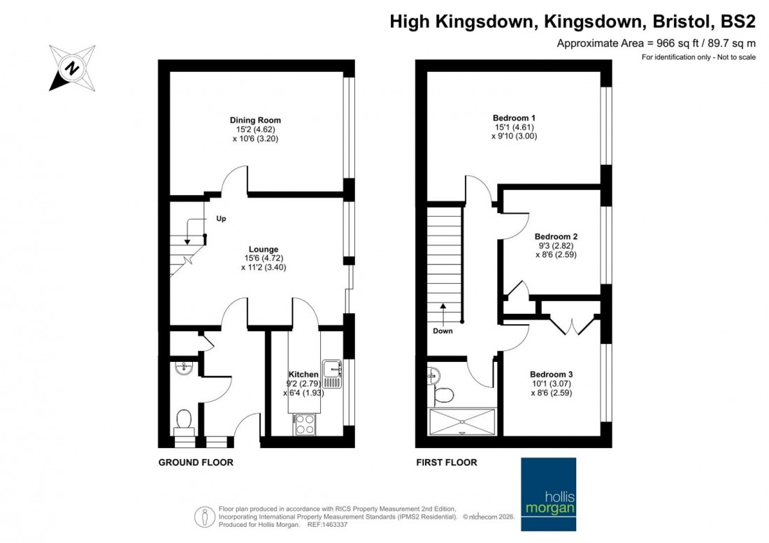 Floorplan for High Kingsdown, Kingsdown
