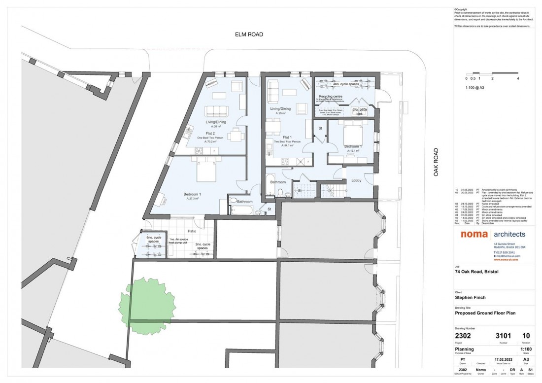 Floorplan for HORFIELD | FULL PLANNING | 6 x APARTMENTS