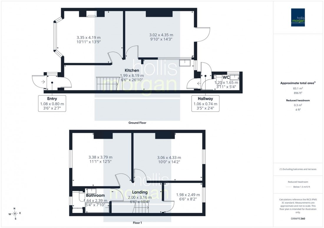 Floorplan for 3 BED HOUSE | REDUCED FOR AUCTION | BA2