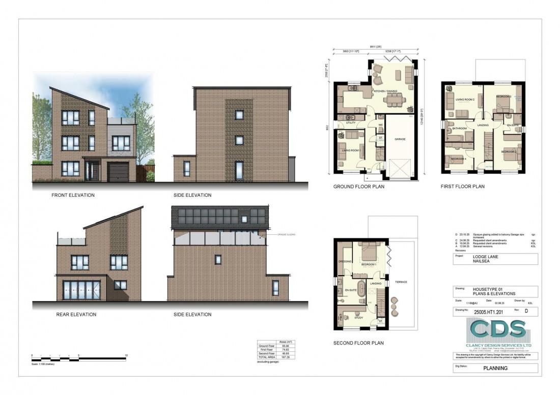 Floorplan for LAND WITH PLANNING @ | LODGE LANE, NAILSEA