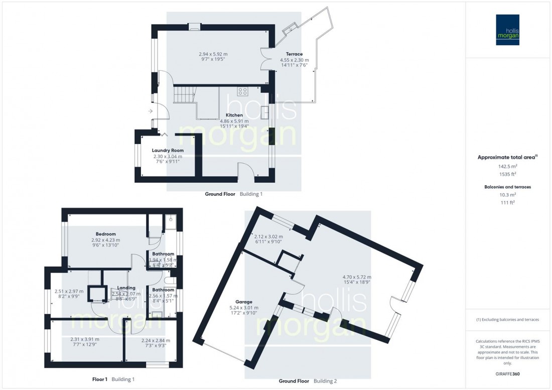 Floorplan for DETACHED HOUSE SET BACK FROM ROAD | BS34