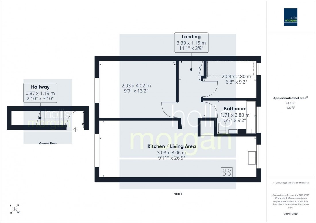 Floorplan for COSMETIC UPDATING | REDUCED | BS5